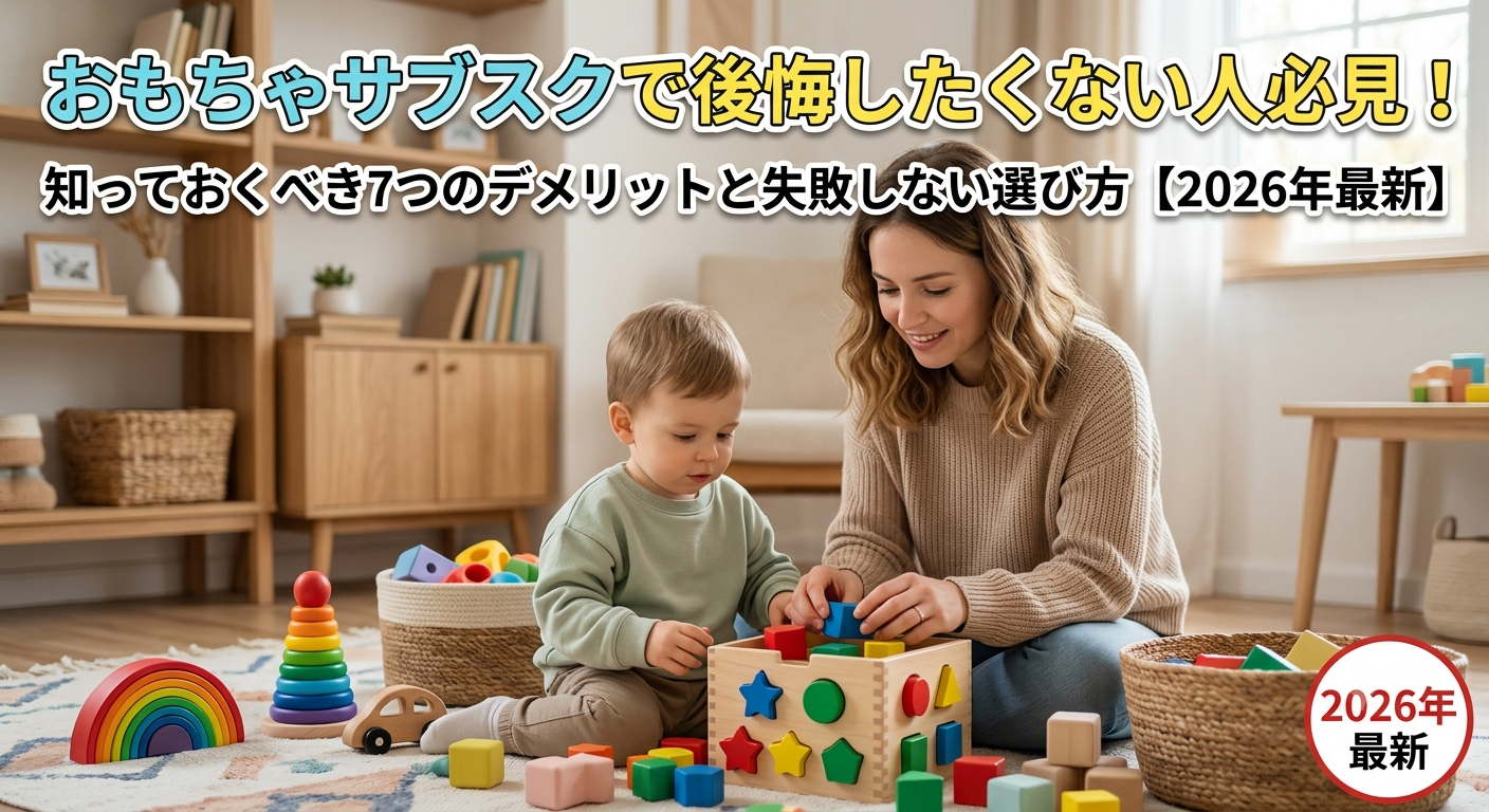 おもちゃのサブスクのデメリット